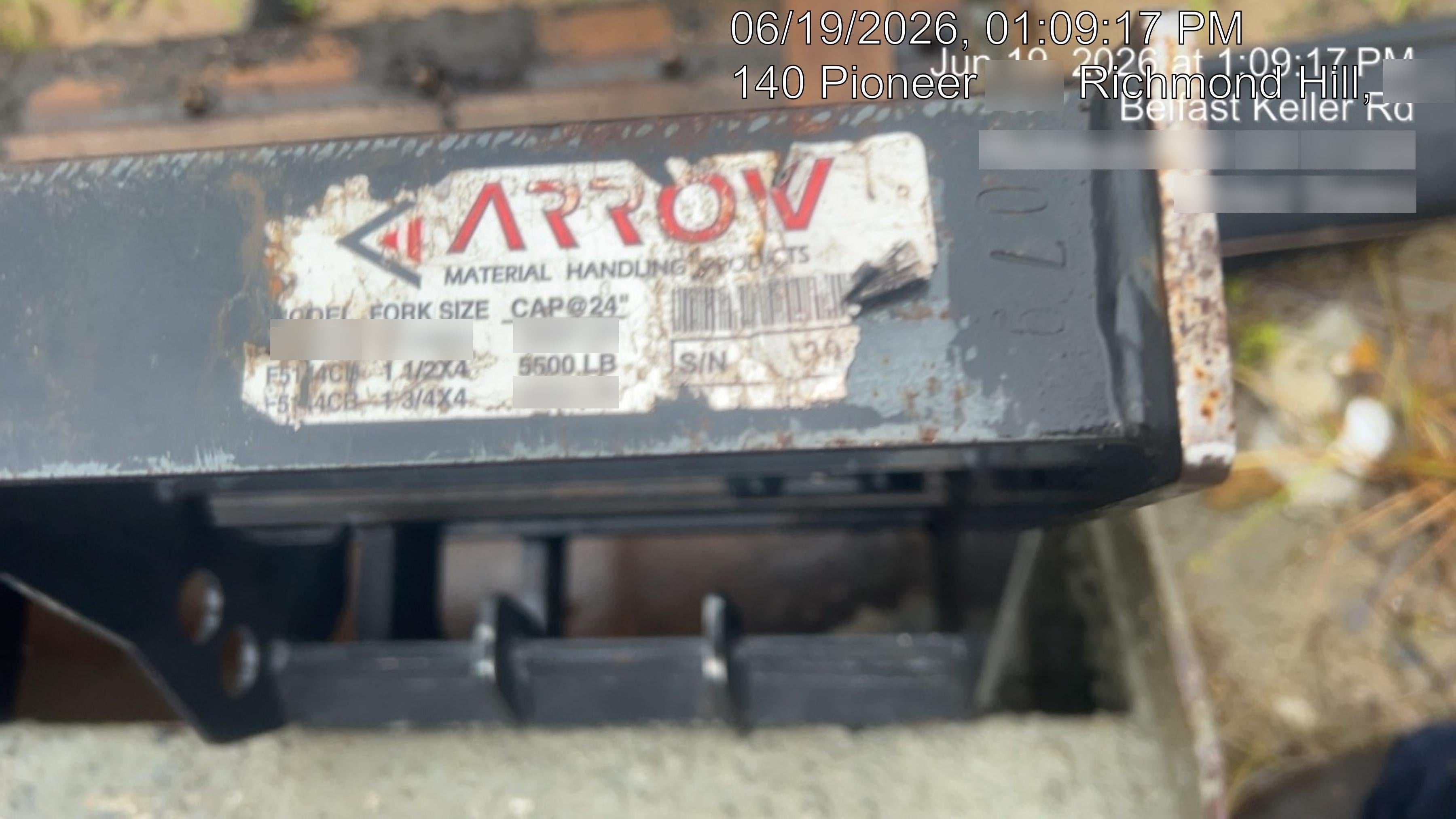 2026 ARROW MATERIAL HANDLING 72" Pallet Forks - Arrow