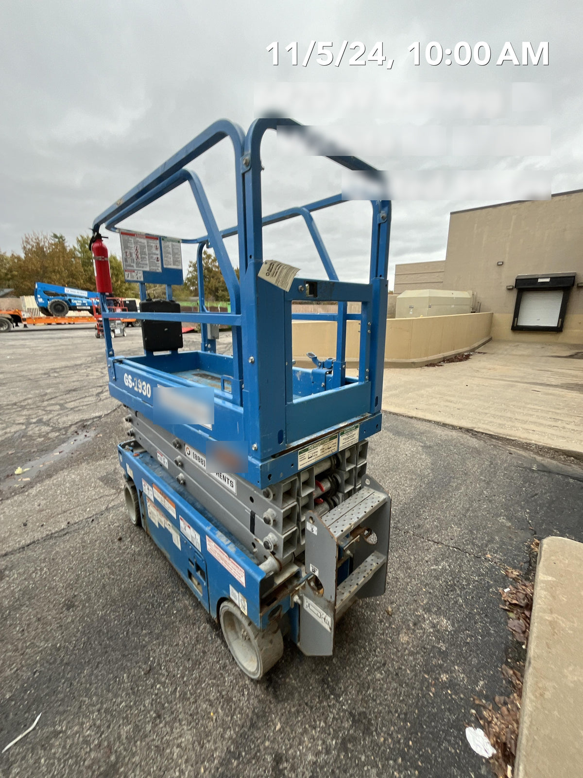 2020 Genie GS-1930 Solid Non Marking Tires, Beacon, Folding rails with half height swing gate