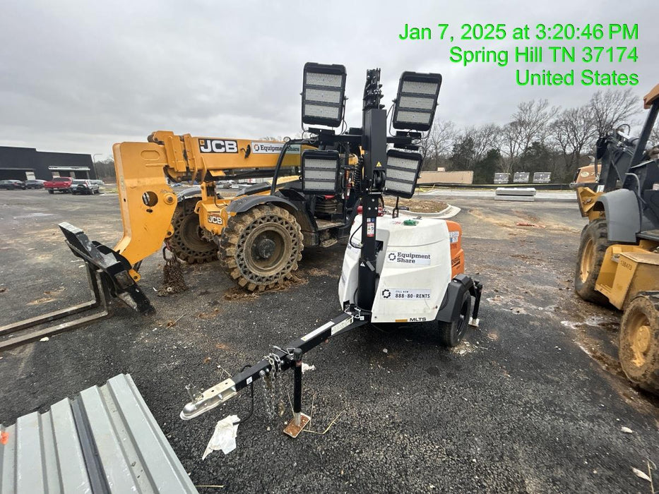2023 Generac MLT2 Diesel, Flex Switch 120V Input, Powerzone Controller, 
(4) 320W LED Lights, 4kW Generator, 39.9 Gal Fuel Tank, 2" Ball, T3
