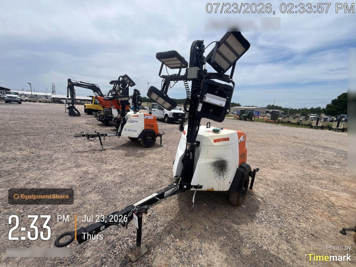 2024 Generac MLT6SKDS-STD4 ELEC WINCH Diesel, Electric Winch Mast, Powerzone Controller, (4) 320W LED Lights, 4kW Generator, 39.9 Gal Fuel Tank, 2" Ball, T3
