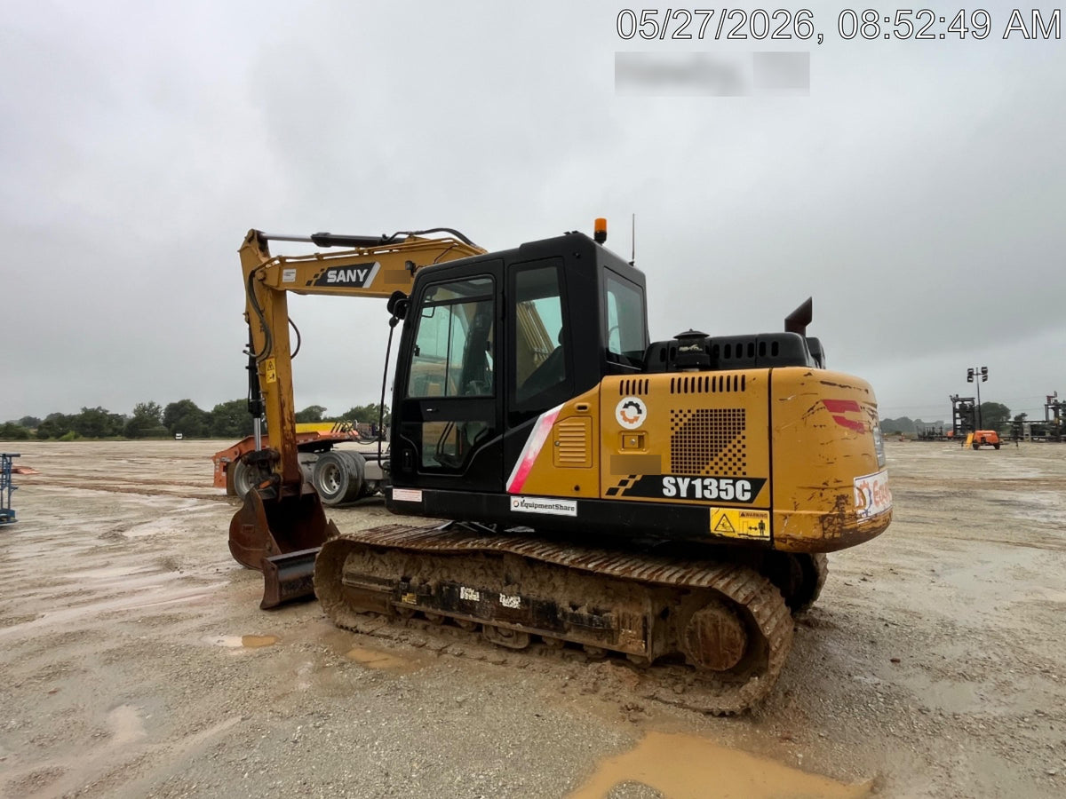 Sany SY135C SY135 Tier 4 - Cab, Hydraulic QC,  Buckets: 24" , 36" , Main Pin Hydraulic Thumb