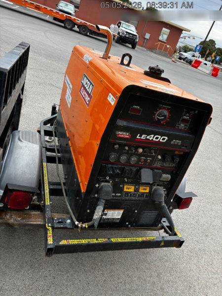 2023 Lincoln Electric LE400 Kubota V1505, Trlr, Cable Rack, Light Kit, ES Decals, T3