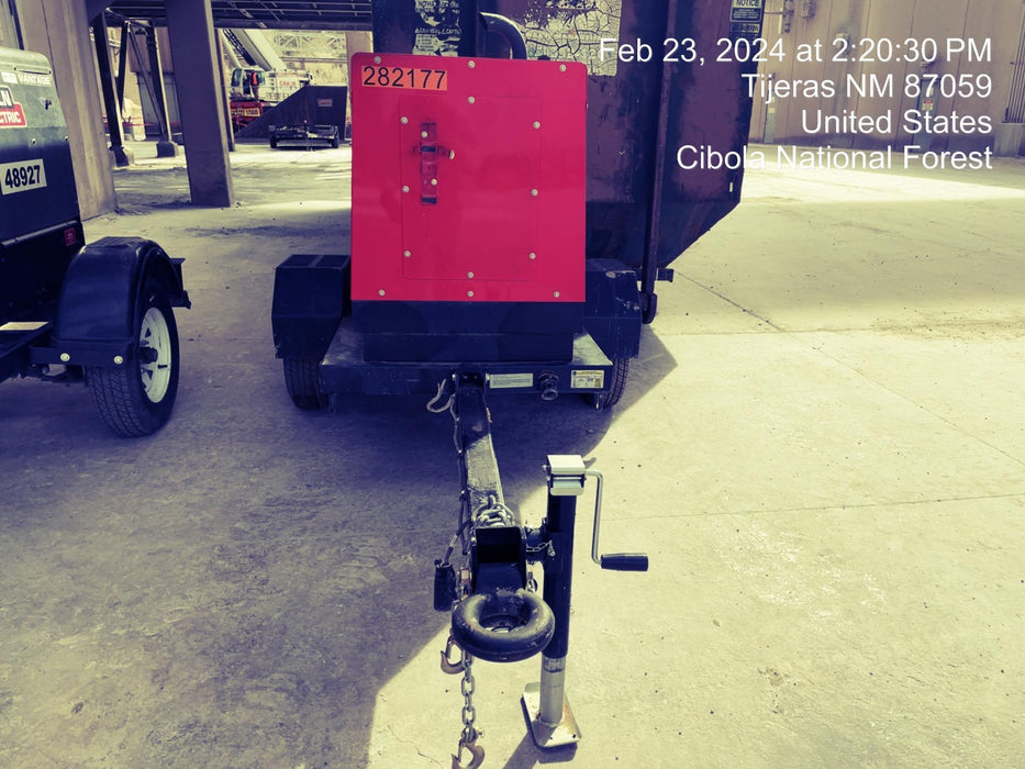 2022 Shindaiwa DGW400MDL Kubota D902 Engine, 23 HP, Dual Op Welder, Wire, Arc, Droop Stick, Tig, and CC Stick Functionality, Simulphase, 3 Phase and 1 Phase Gen Output, Single Axle NB Trlr, Slr Trckl Chrg 12V 12W, Fire Ext