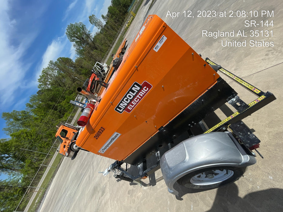 2022 Lincoln Electric LE400 Kubota V1505, Trlr, Cable Rack, Light Kit, ES Decals, T3