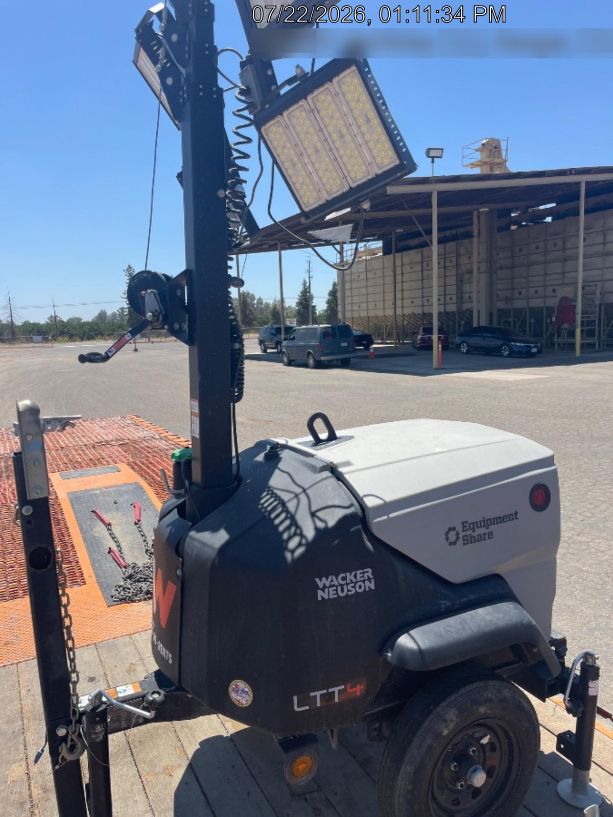 2024 Wacker Neuson LTT4 Diesel, Kohler KDW702, Deep Sea Controller, Auto Start, LED 320W, Bypass Outlet, T3