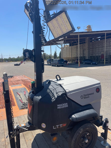 2024 Wacker Neuson LTT4 Diesel, Kohler KDW702, Deep Sea Controller, Auto Start, LED 320W, Bypass Outlet, T3