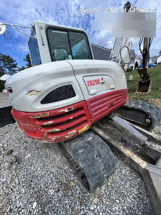 2020 Takeuchi TB290C Cab/Heat/Air, Rubber Tracks, Manual TAG QC