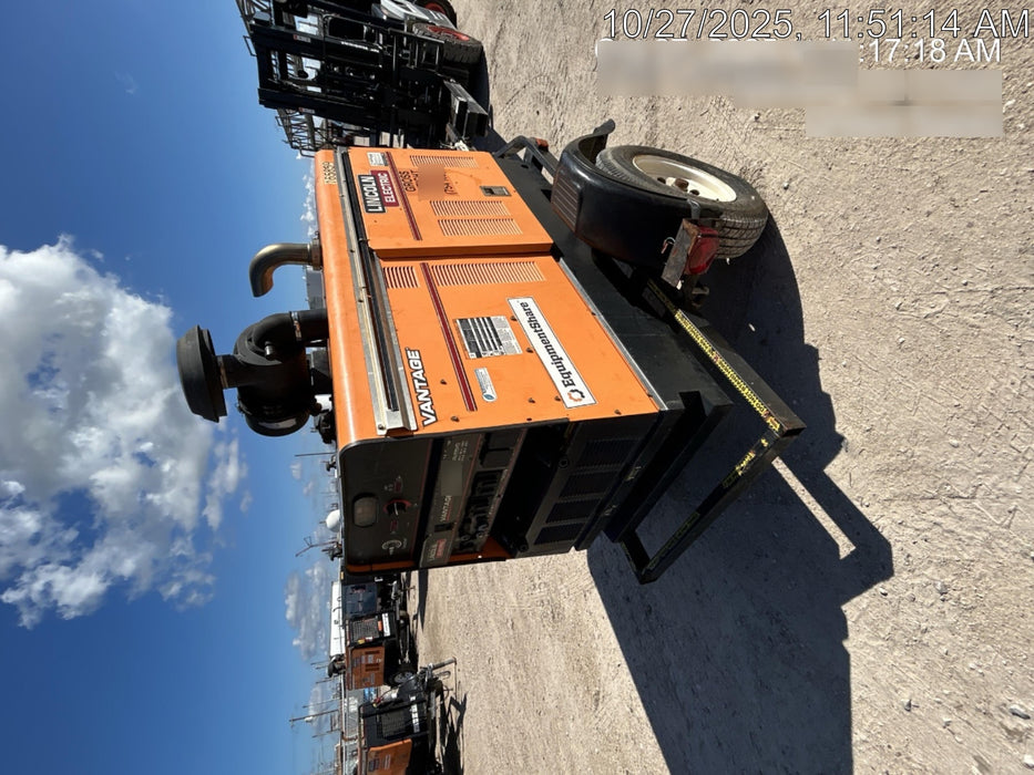 2021 Lincoln Electric Vantage 549X Ready Pak 3, ORANGE (includes trailer, cable rack, fender light kit)