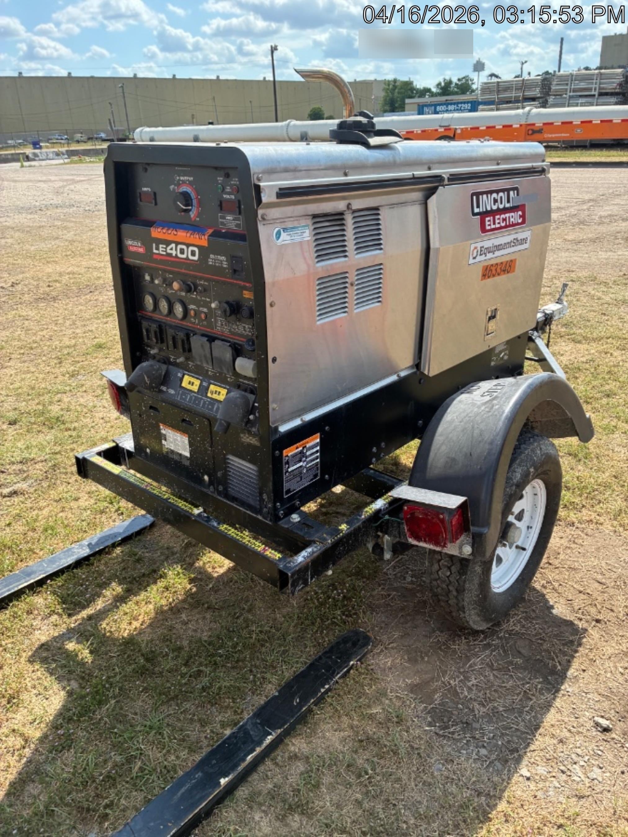 2024 Lincoln Electric LE400 Kubota V1505, Trlr, Cable Rack, Light Kit, ES Decals, T3