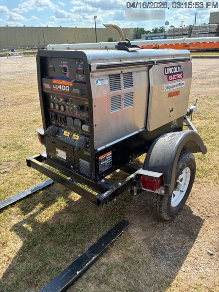 2024 Lincoln Electric LE400 Kubota V1505, Trlr, Cable Rack, Light Kit, ES Decals, T3