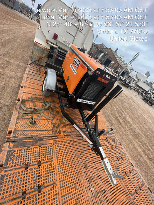 2022 Lincoln Electric LE400 Kubota V1505, Trlr, Cable Rack, Light Kit, ES Decals, T3