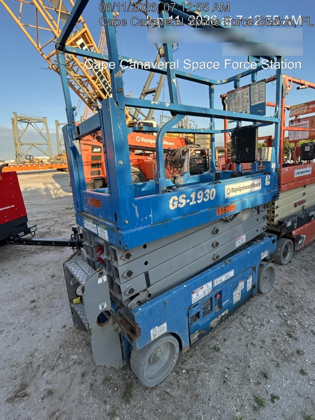 2020 Genie GS-1930 Solid Non Marking Tires, Beacon, Folding rails with half height swing gate