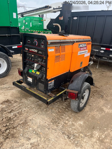 2022 Lincoln Electric LE400 Kubota V1505, Trlr, Cable Rack, Light Kit, ES Decals, T3