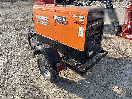 2022 Lincoln Electric LE400 Kubota V1505, Trlr, Cable Rack, Light Kit, ES Decals, T3