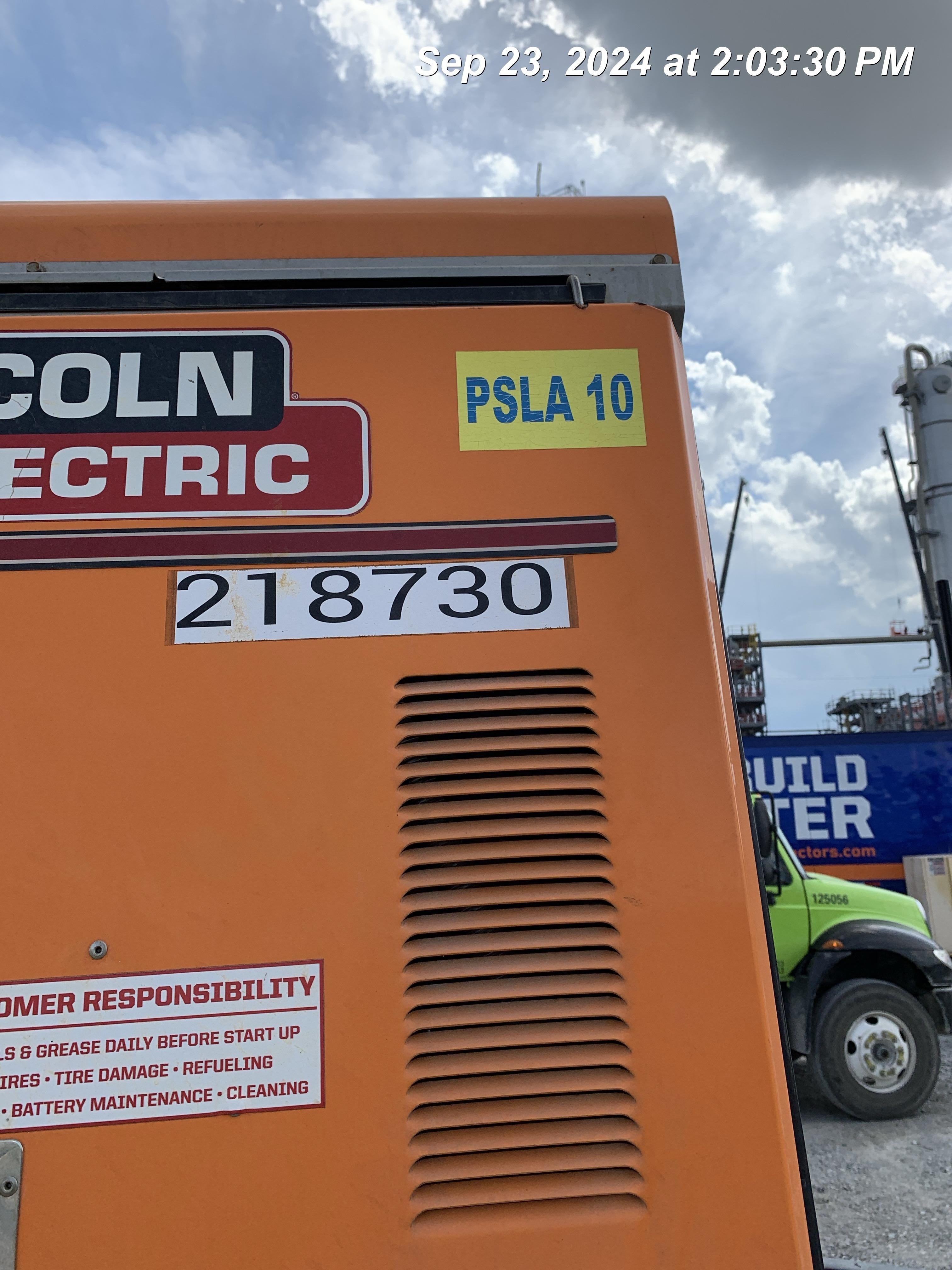 2022 LINCOLN ELECTRIC Vantage 549X