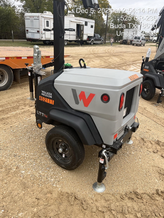 2024 Wacker Neuson LTT4 Diesel, Kohler KDW702, Deep Sea Controller, Auto Start, LED 320W, Bypass Outlet, T3