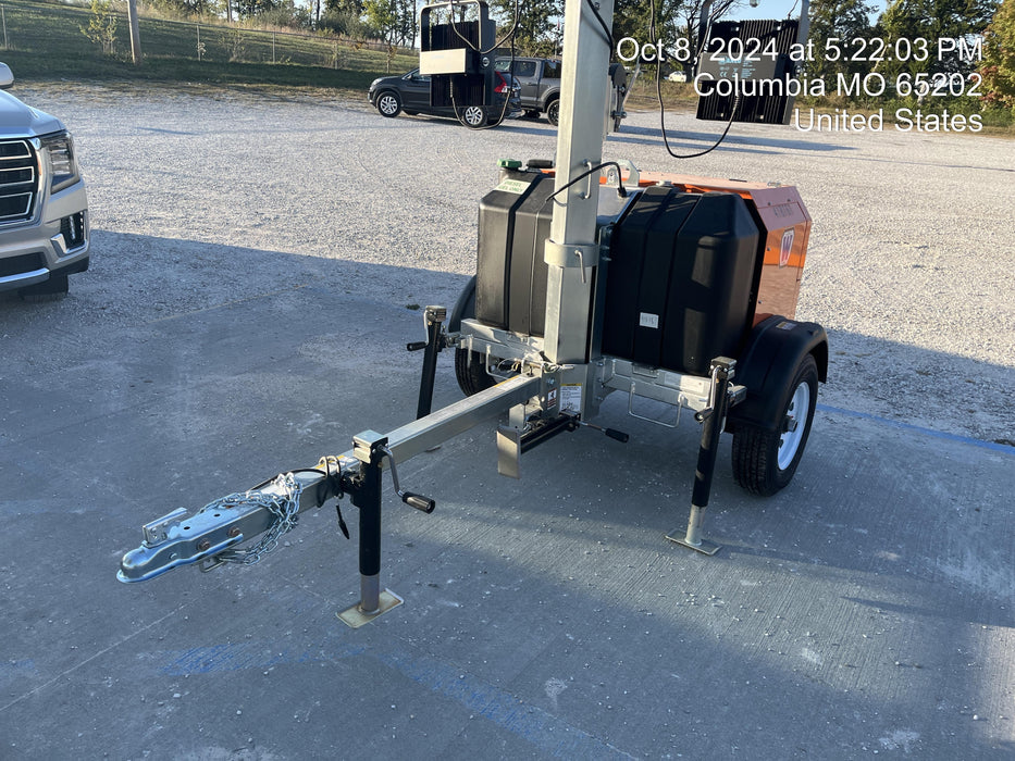 2024 Wanco WLTT-4MM4K Diesel, Deep Sea Controller, Shore Power Plug, Auto Start, (4) 350W LED Floodlights, 4kW Generator, 60 Gal Fuel Tank, 2" Ball, T3
