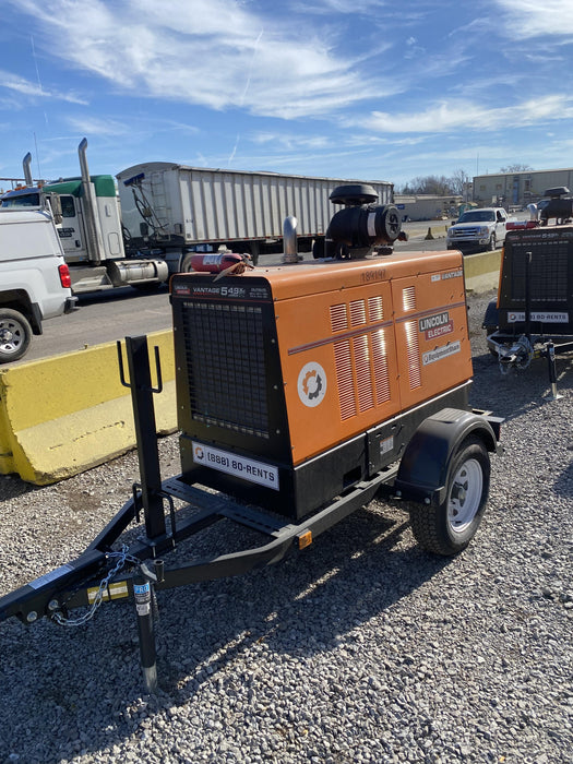 2021 Lincoln Electric Vantage 549X Ready Pak 3, ORANGE (includes trailer, cable rack, fender light kit)