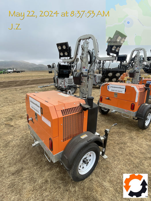 2024 Wanco WLTT-4MM4K Diesel, Deep Sea Controller, Shore Power Plug, Auto Start, (4) 350W LED Floodlights, 4kW Generator, 60 Gal Fuel Tank, 2" Ball, T3