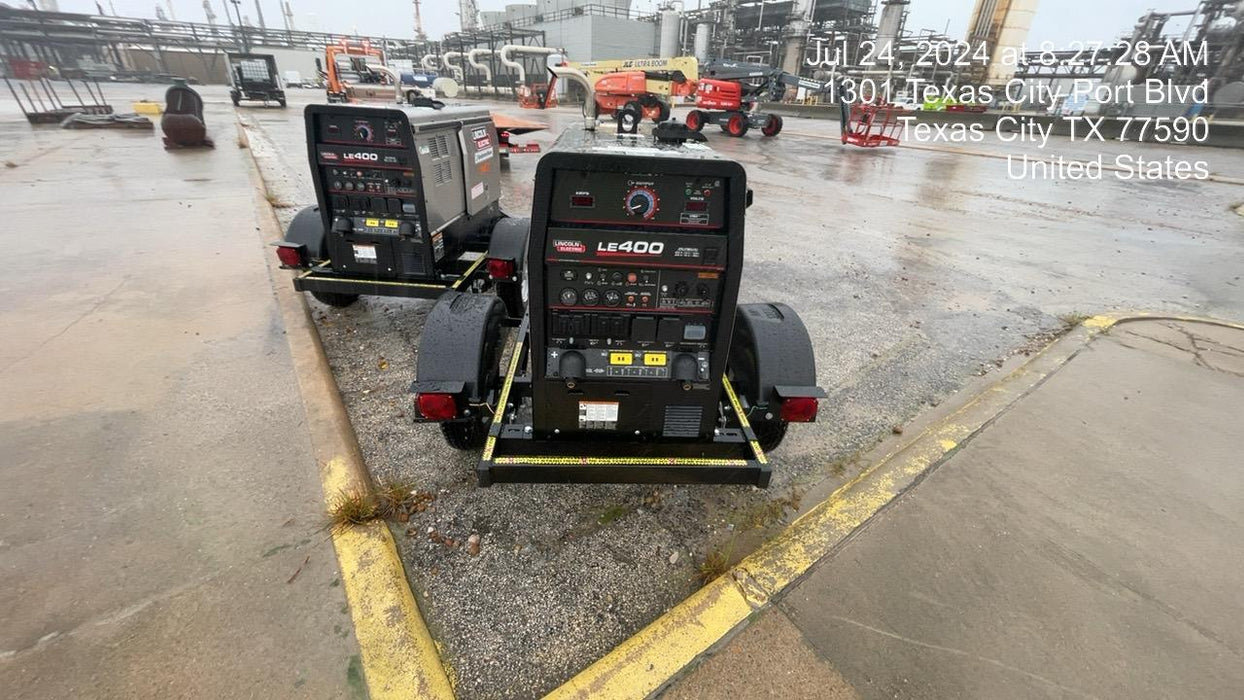 2024 Lincoln Electric LE400 Kubota V1505, Trlr, Cable Rack, Light Kit, ES Decals, T3