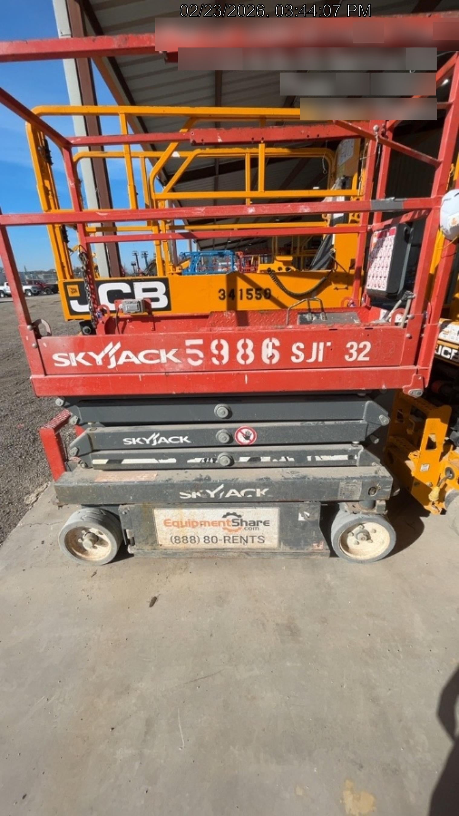 2017 Skyjack SJIII-3219 Skyjack SJ3219, Trojan Battery Set, Extended Warranty 5yr/5k hr