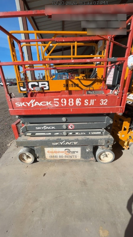 2017 Skyjack SJIII-3219 Skyjack SJ3219, Trojan Battery Set, Extended Warranty 5yr/5k hr