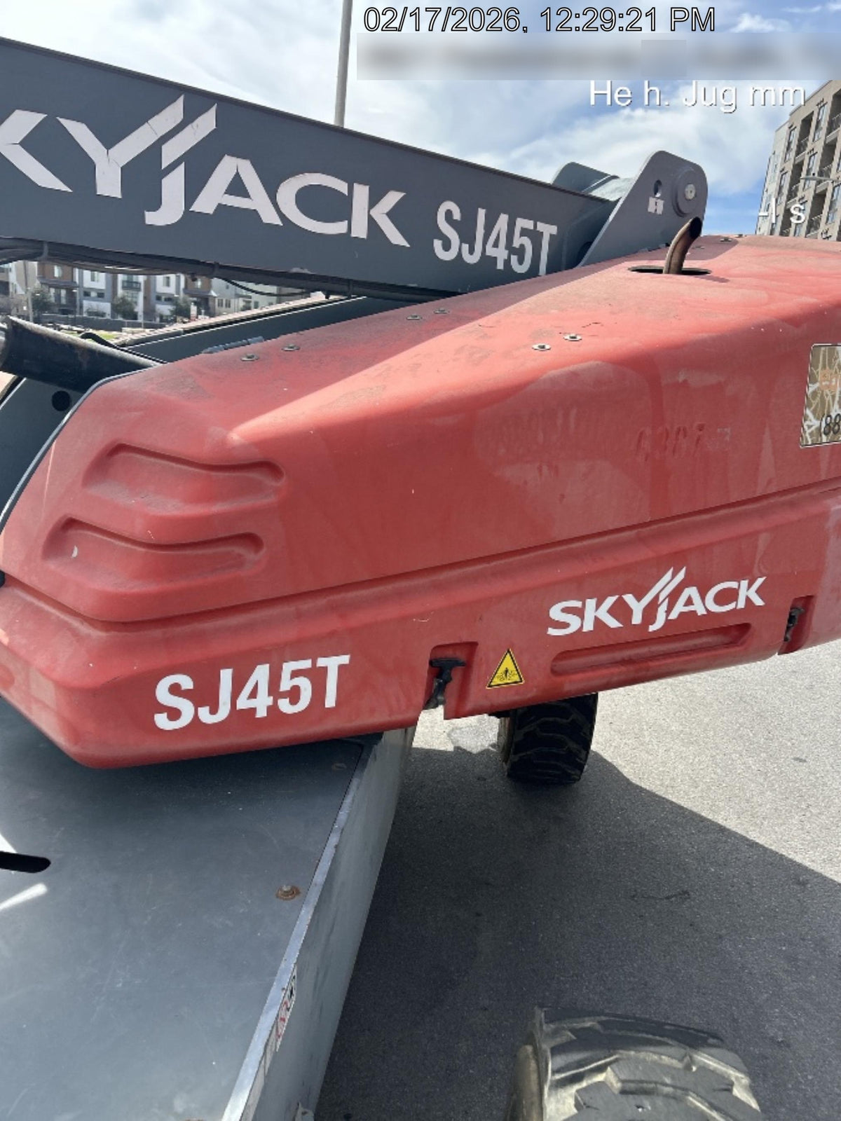 2017 SKYJACK SJ45T+