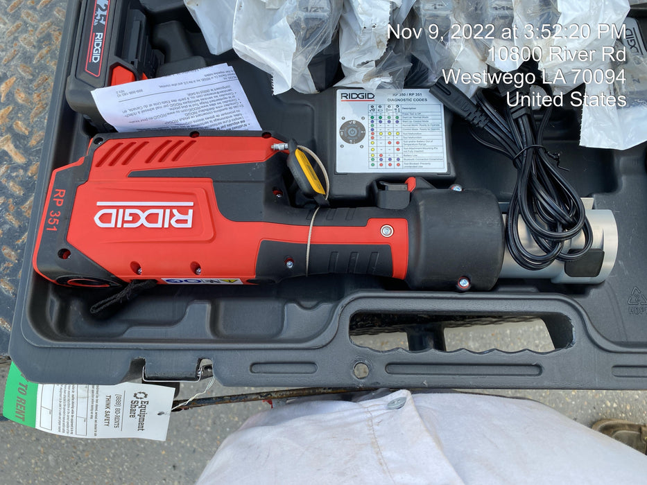 2022 RIDGID RP351