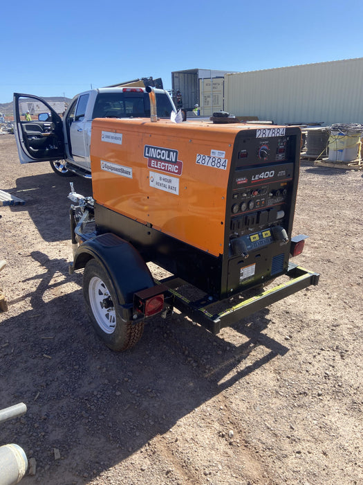 2023 Lincoln Electric LE400 Kubota V1505, Trlr, Cable Rack, Light Kit, ES Decals, T3