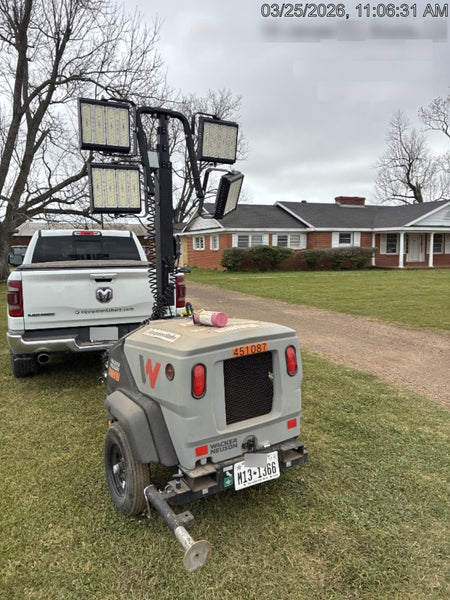 2024 Wacker Neuson LTT4 Diesel, Kohler KDW702, Deep Sea Controller, Auto Start, LED 320W, Bypass Outlet, T3