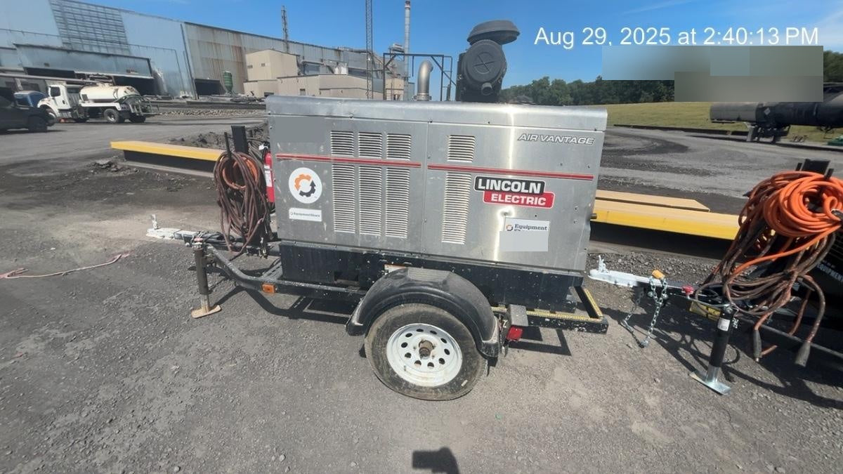 2021 Lincoln Electric Air Vantage 566 Air Vantage 566X Ready Pak 3 (includes trailer, cable rack, fender light kit); no telematics