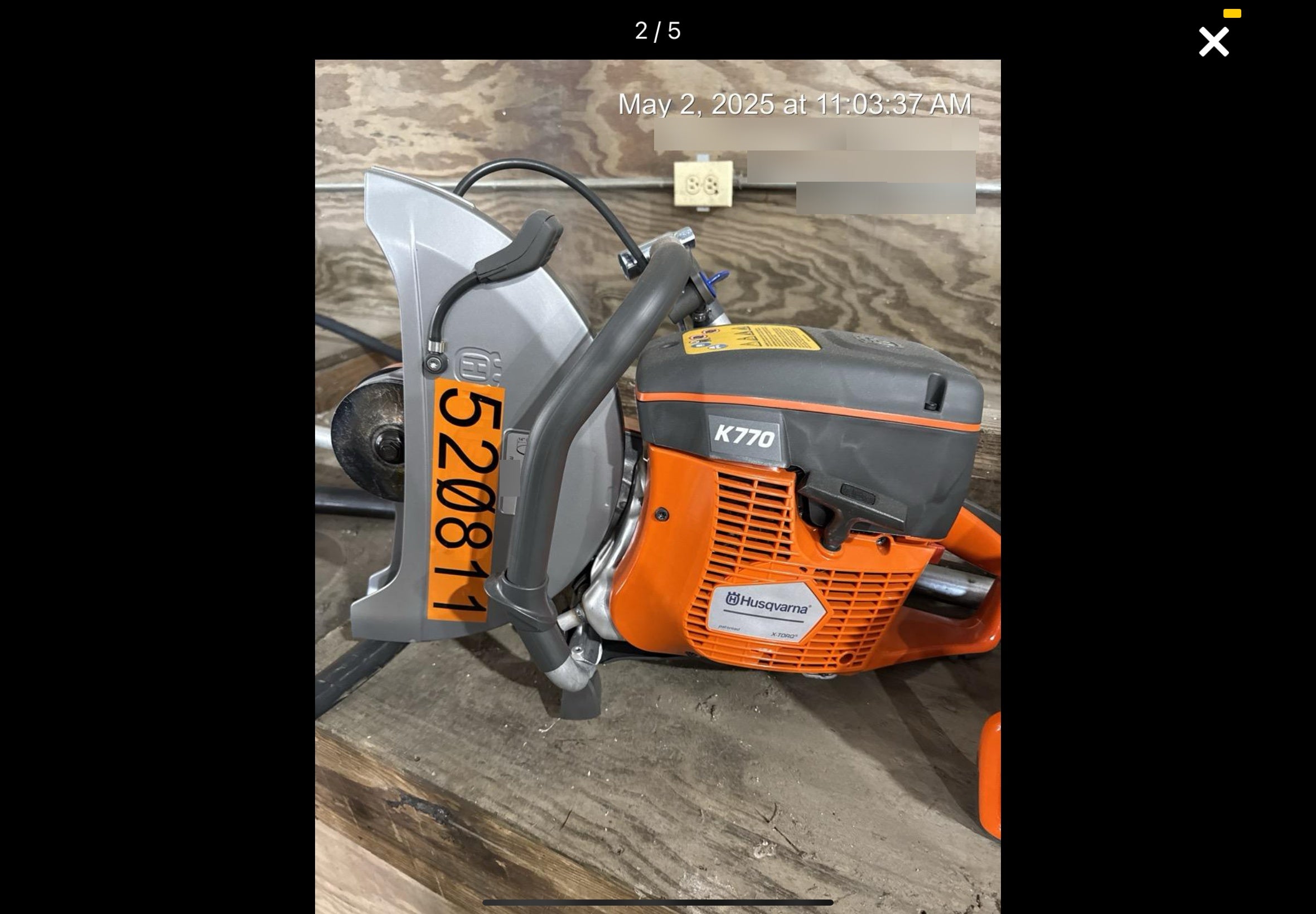 2025 HUSQVARNA K770