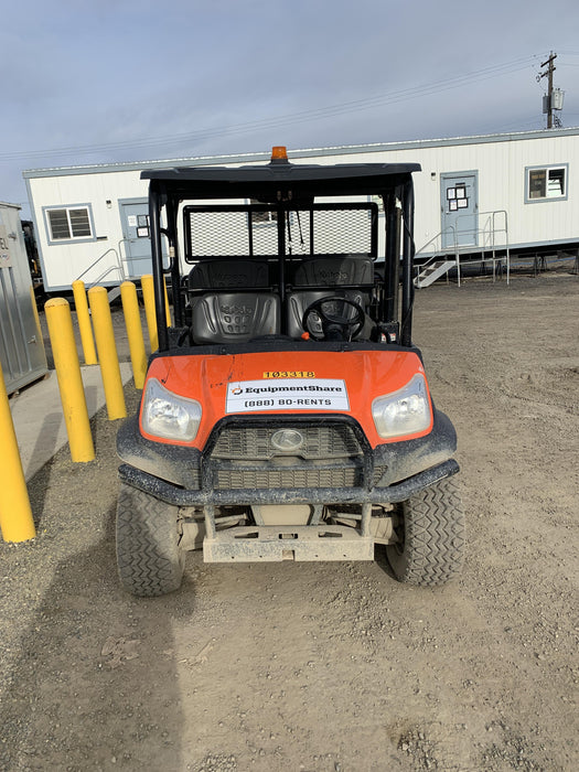 Kubota RTV-X1140W-H 4WD utility cart -LED strobe -Windshield tempered glass -Plastic canopy -Wire harness kit -Backup alarm