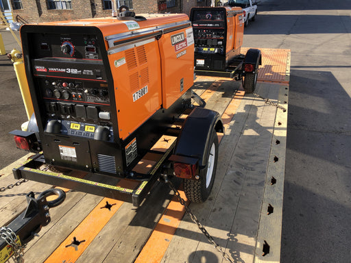 2021 Lincoln Electric Vantage 322 Vantage 322 Ready Pak 3 w/ Decals, ORANGE (includes trailer, cable rack, fender light kit) NO Telematics