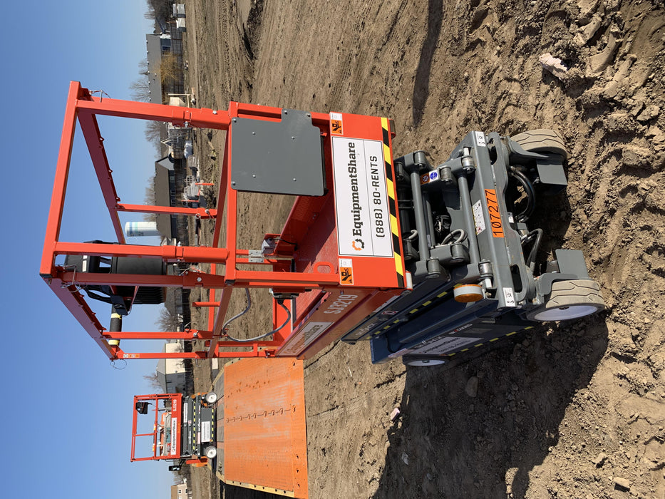 2020 Skyjack SJIII-3219 Solid NM Tires, Half height spring hinged entry gate, Dual Beacons, 800W Inverter