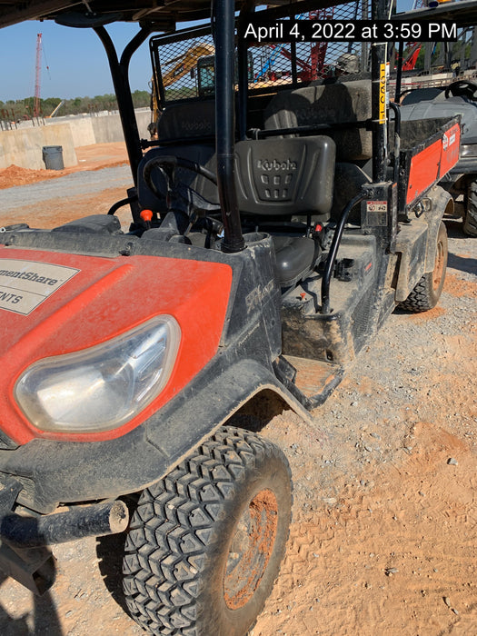 2021 Kubota RTV-X1140W-H Plastic Canopy, Windshield Acrylic Clear, LED Strobe Light, Wire Harness Kit, Back up Alarm