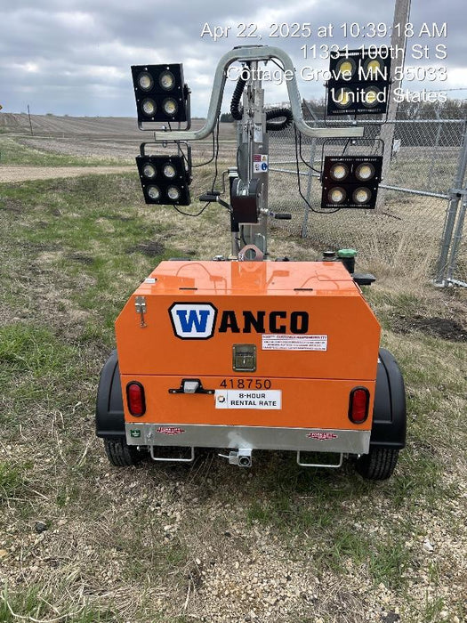 2024 Wanco WLTT-4MM4K Diesel, Deep Sea Controller, Shore Power Plug, Auto Start, (4) 350W LED Floodlights, 4kW Generator, 60 Gal Fuel Tank, 2" Ball, T3