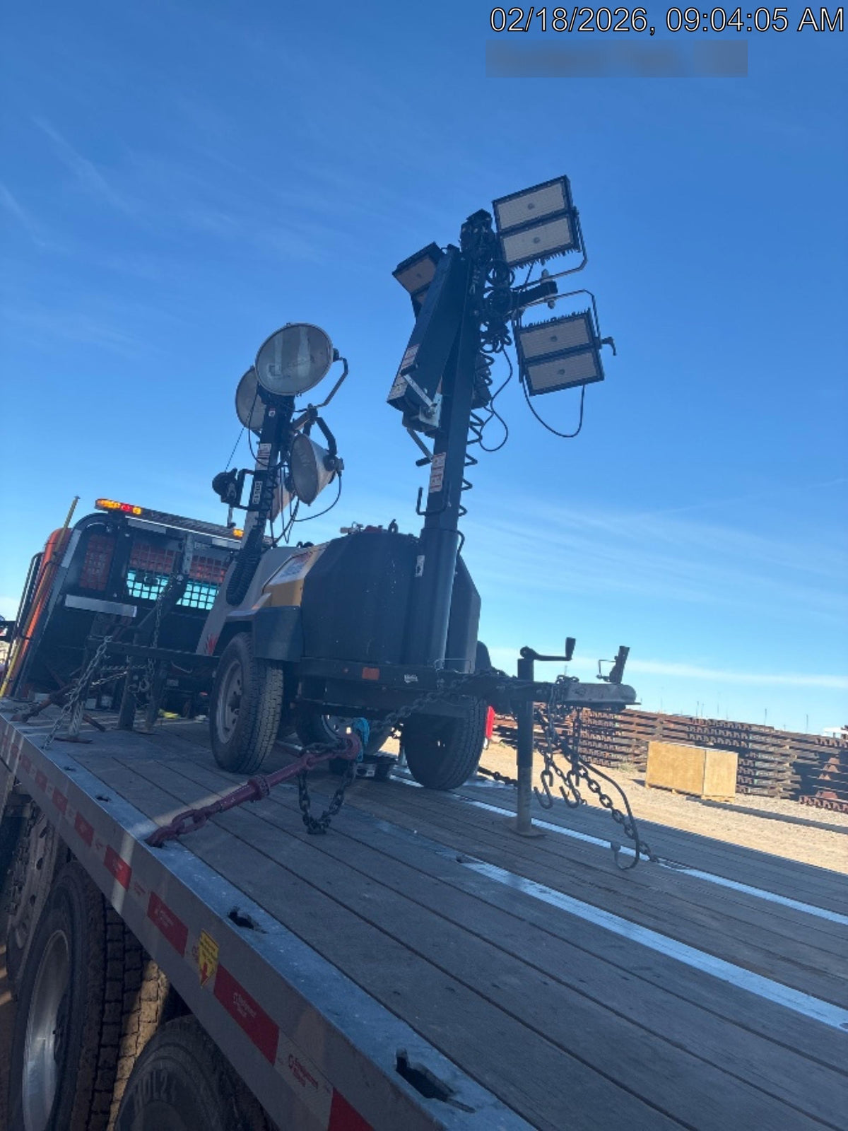 2022 Allmand NLV3GR (4) LED Light Fixture 350W, 23' Vertical Mast, 3kW Prime, Towable, Deep Sea L401, Leveling Jacks, Yanmar T4F 5.8hp