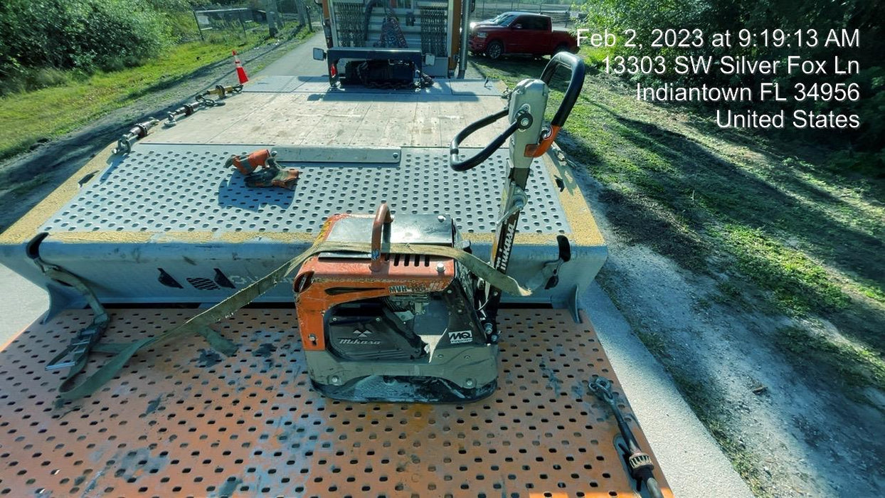 2022 Multiquip MVH158 Honda GX200, 17" Plate, Gas