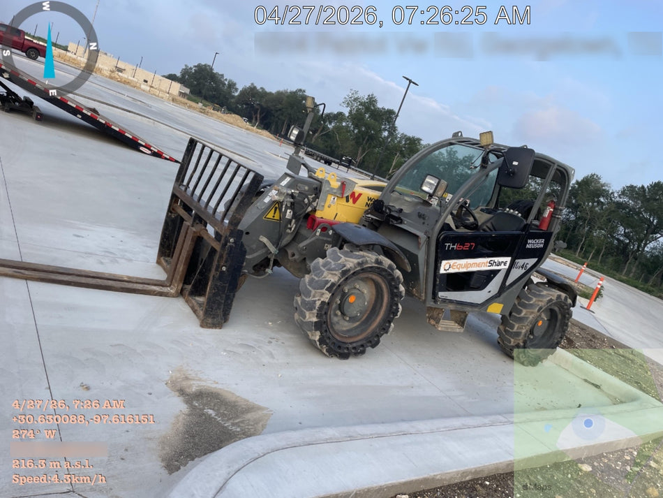 2018 WACKER NEUSON TH627