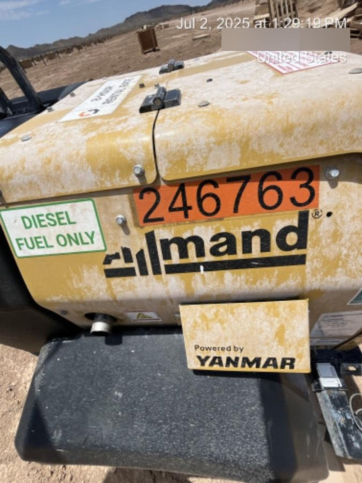 2022 Allmand NLV3GR (4) LED Light Fixture 350W, 23' Vertical Mast, 3kW Prime, Towable, ES Decals, T3