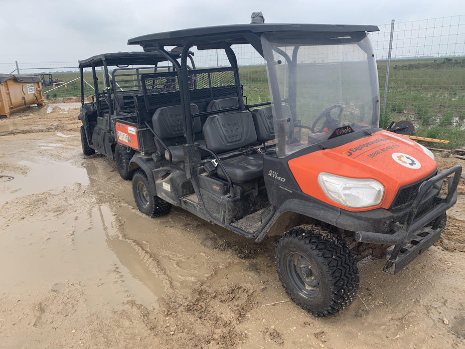 2020 Kubota RTV-X1140W-H Canopy, 4-Seater, Diesel, Windshield Acrylic Clear, Strobe Light, Backup Alarm