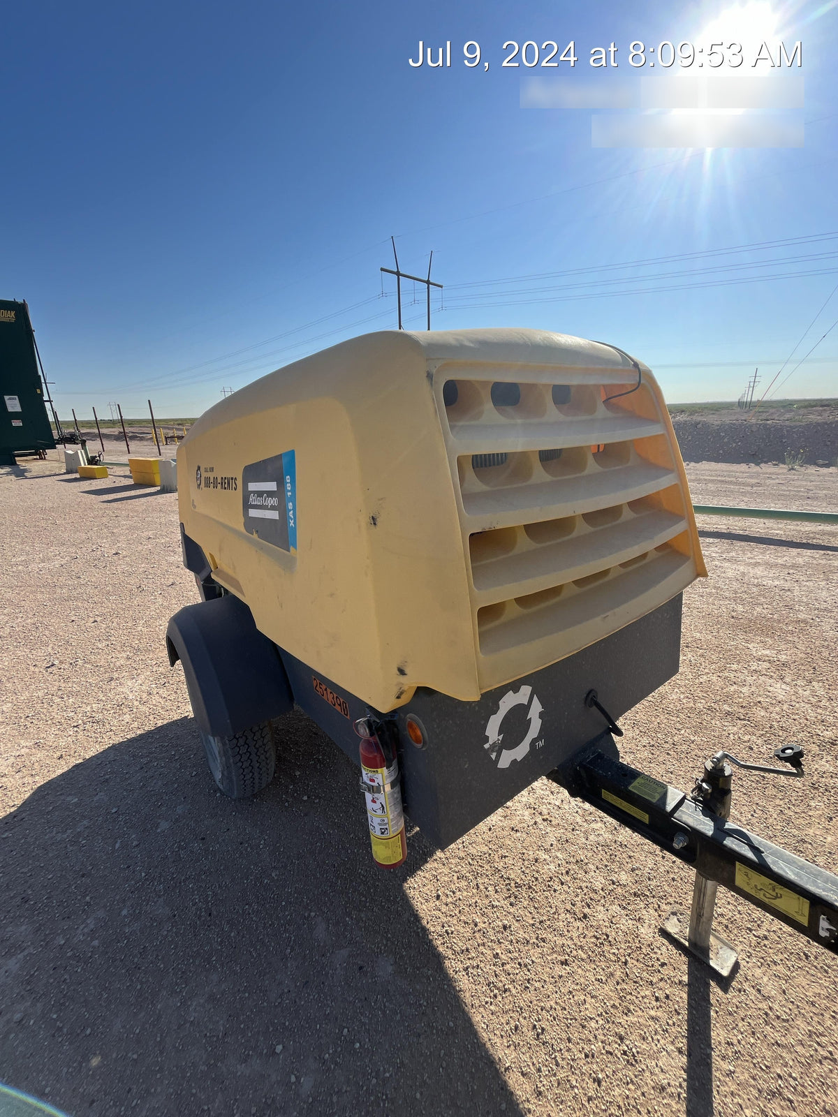 2022 ATLAS COPCO XAS188 CWK