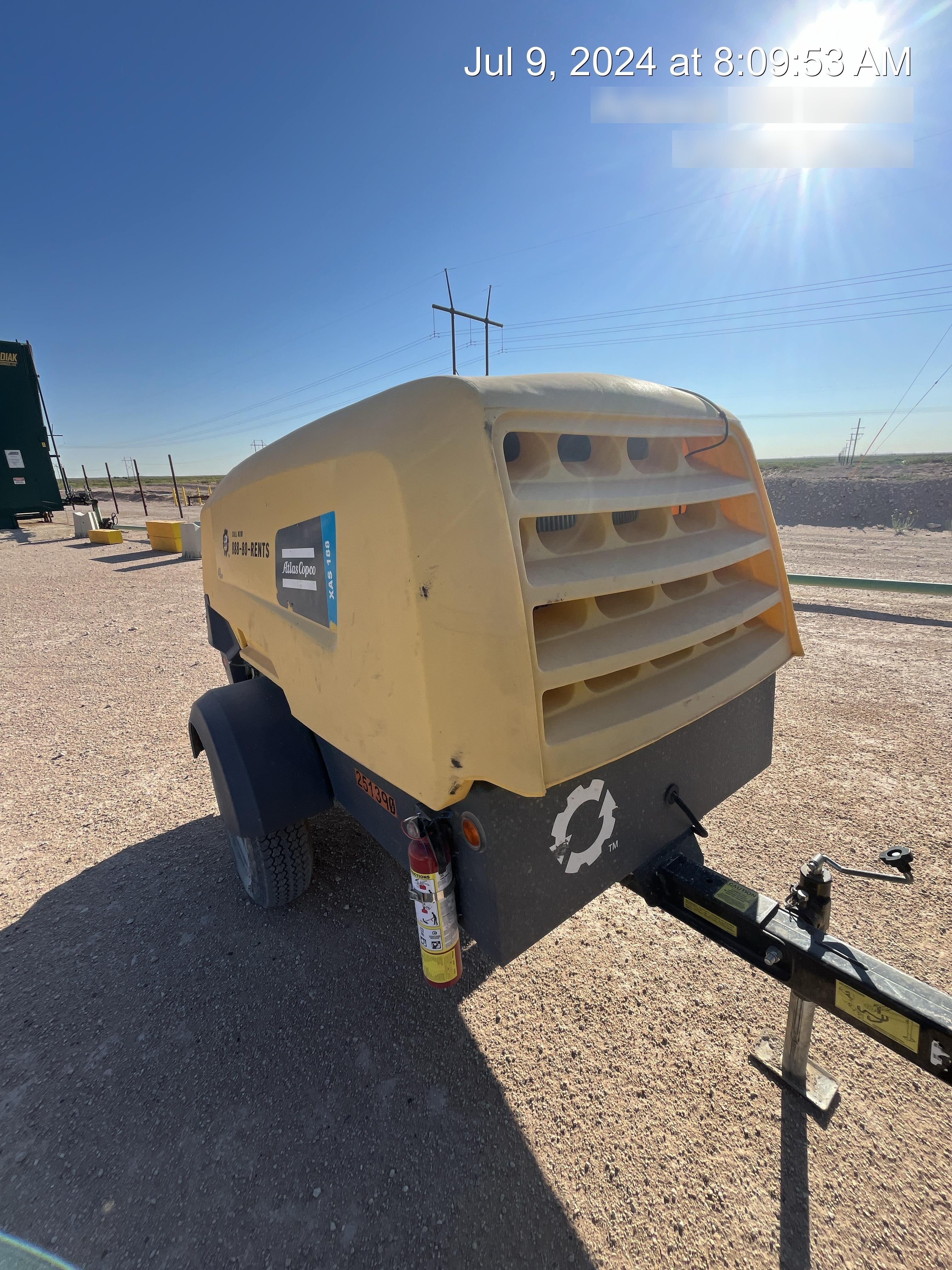 2022 ATLAS COPCO XAS188 CWK
