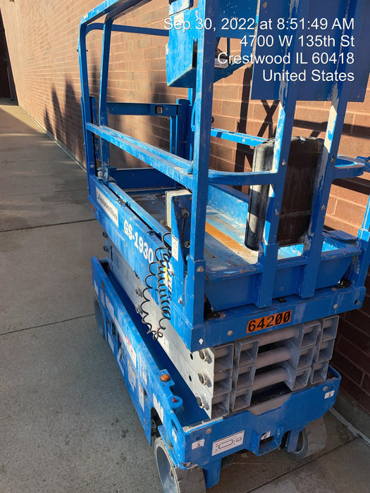2020 Genie GS-1930 Solid Non Marking Tires, Beacon, Folding rails with half height swing gate