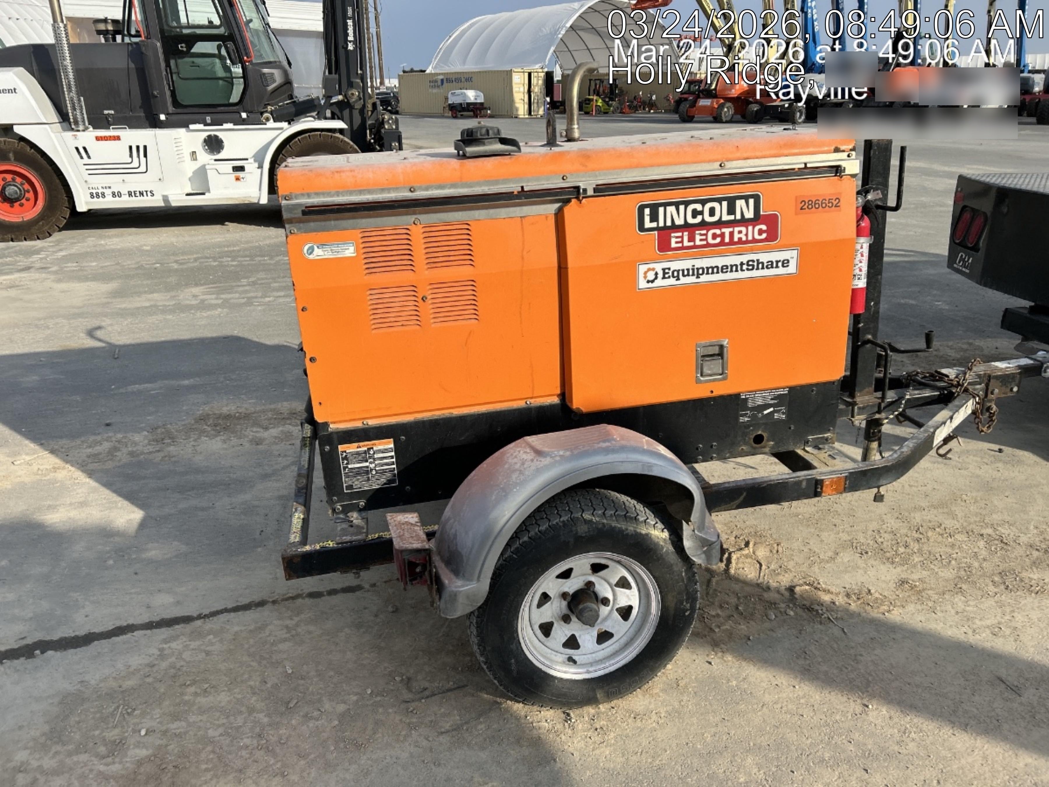 2022 Lincoln Electric LE400 Kubota V1505, Trlr, Cable Rack, Light Kit, ES Decals, T3