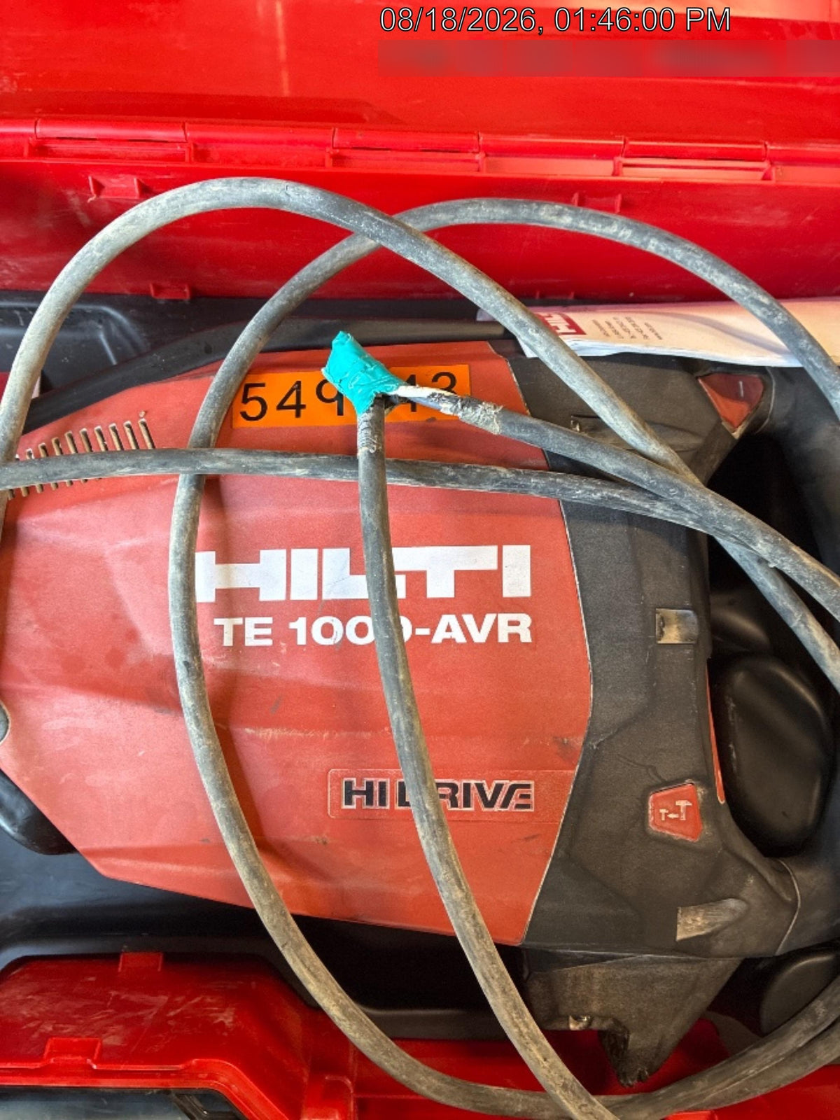 2025 HILTI TE 1000-AVR