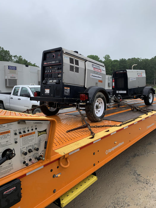 2019 Lincoln Electric Vantage 322 Welder Ready-Pak 3, Two wheel trailer, Fender and Light kit, Cable Rack