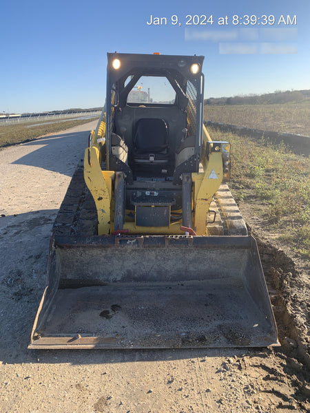 2018 Wacker Neuson ST35 ST35 10K Tracked Skid Loader, Canopy , ISO, Bucket Leveling, 82" Bucket w/ smooth bolt on edge