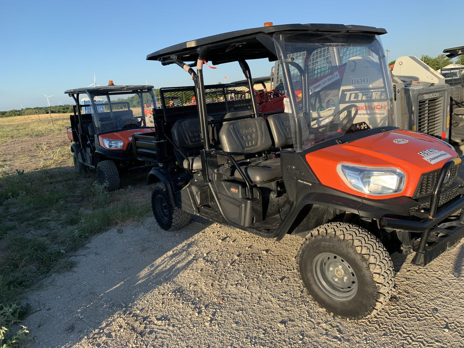 2021 Kubota RTV-X1140W-H Plastic Canopy, Windshield Acrylic Clear, LED Strobe Light, Wire Harness Kit, Back up Alarm